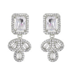 AAA cubic zircon wedding earrings