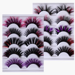 5pair colorful false eyelashes