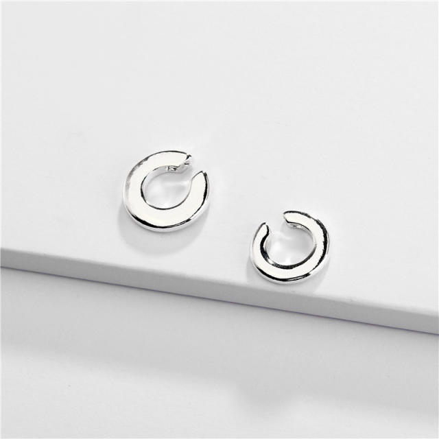 Simple alloy ear cuff 2 pcs set