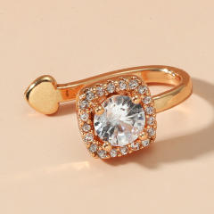 Diamond ear cuff