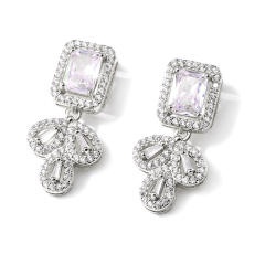 AAA cubic zircon wedding earrings
