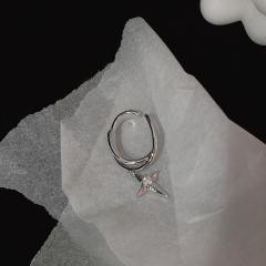 Diamond star ear cuff