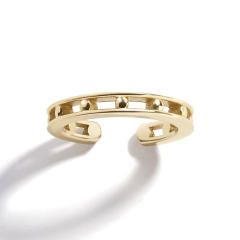 Fashion hollowed out alloy ear cuff
