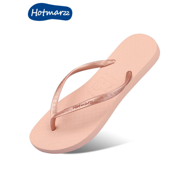 Beach flat flip flops