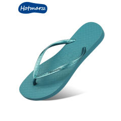 Beach flat flip flops