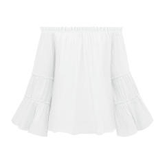 Bell sleeve sexy off shoulder tops