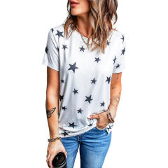 Casual stripe patterned t shirt