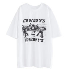 Western cowboy theme graphic tees