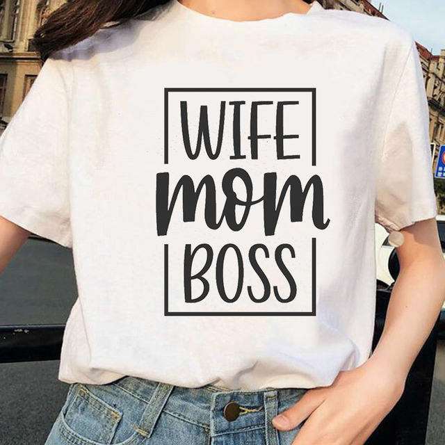 Letter mom printing women t shirts