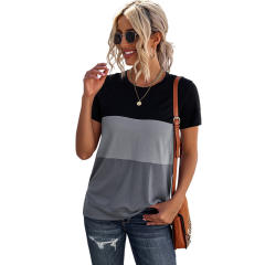 Casual stripe patterned t shirt