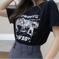 Western cowboy theme graphic tees