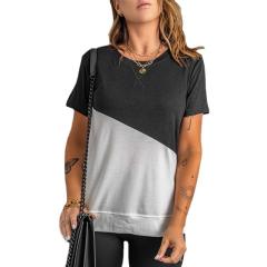 Casual stripe patterned t shirt