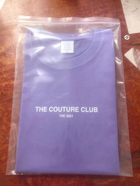 Oversized purple color letter t shirt