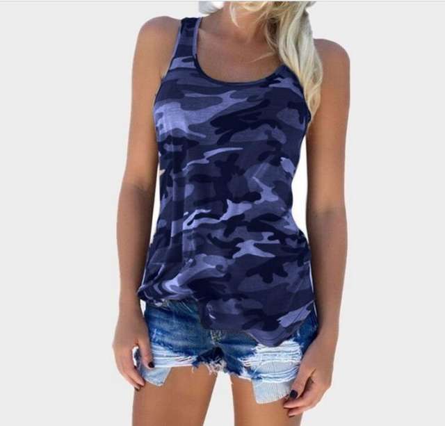 Camo tank tops