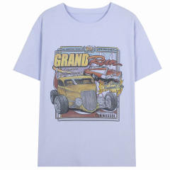 Light purple vintage graphic t shirt
