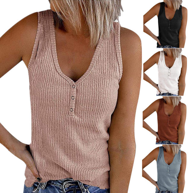 Plain color tank top