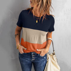 Casual stripe patterned t shirt