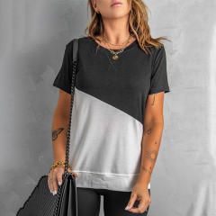 Casual stripe patterned t shirt