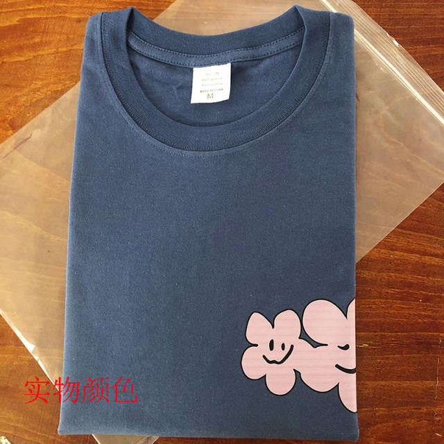 INS navy blue cotton t shirt