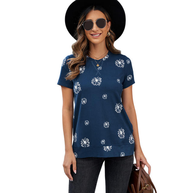 Casual stripe patterned t shirt