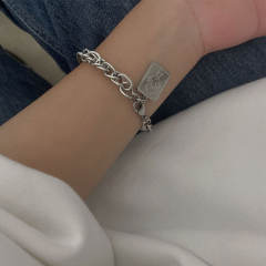 Occident fashion stainless steel bracelet chain bracelet