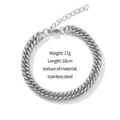 Occident fashion stainless steel bracelet chain bracelet
