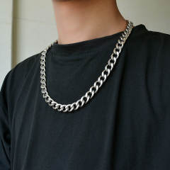 Hiphop stainless steel necklace chain necklace men jewelry