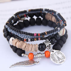 Boho concise layer bracelet bead bracelet for women