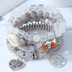 Personality boho layer bracelet bead bracelet set