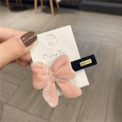 Korean fashion winter automn bow duckbill hair clips