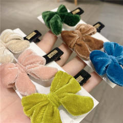 Korean fashion winter automn bow duckbill hair clips