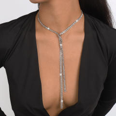 Occident fashion luxury diamond necklace lairet necklace