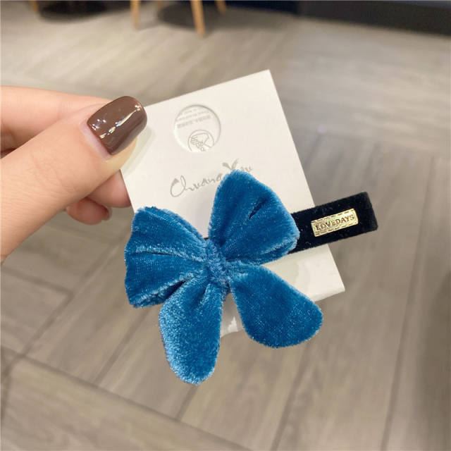 Korean fashion winter automn bow duckbill hair clips