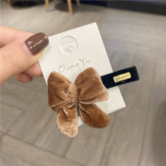 Korean fashion winter automn bow duckbill hair clips