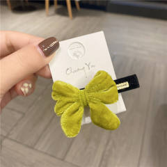 Korean fashion winter automn bow duckbill hair clips