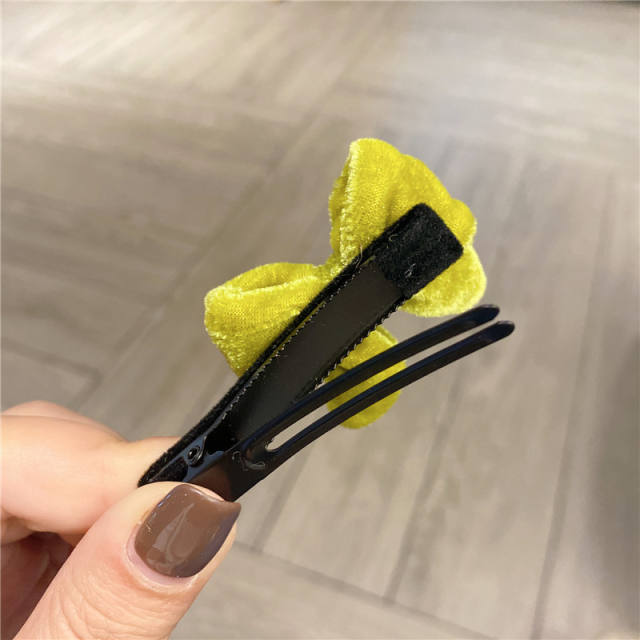 Korean fashion winter automn bow duckbill hair clips