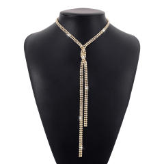 Occident fashion luxury diamond necklace lairet necklace