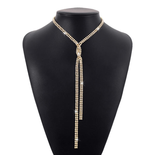 Occident fashion luxury diamond necklace lairet necklace