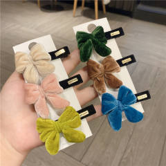 Korean fashion winter automn bow duckbill hair clips