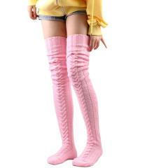 Occident fashion winter leg warm knitted leg socks knee high socks
