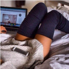Occident fashion yoga socks knee high socks