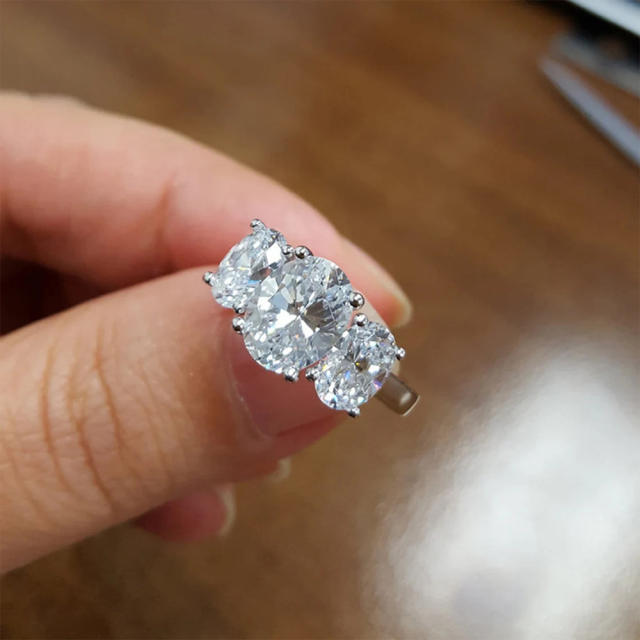 Simple design wedding diamond rings