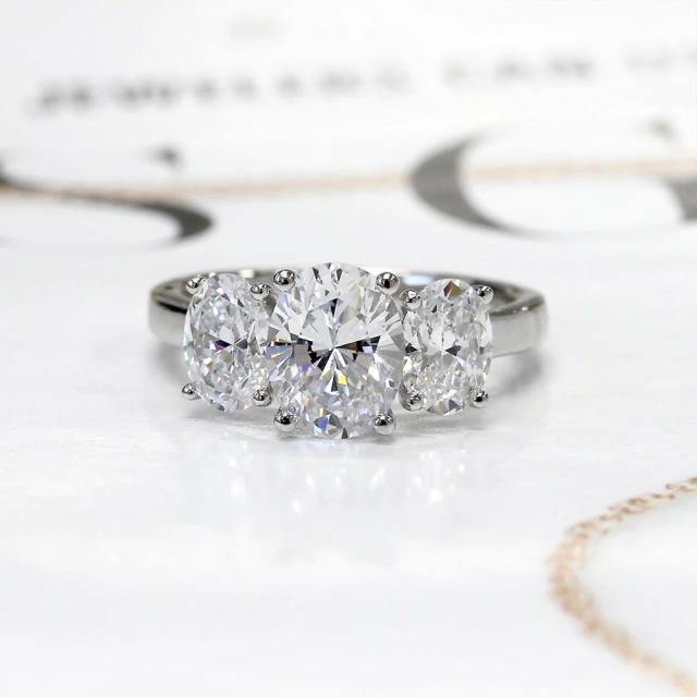 Simple design wedding diamond rings