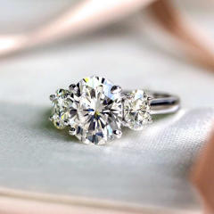 Simple design wedding diamond rings