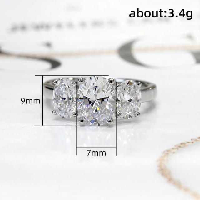 Simple design wedding diamond rings