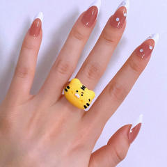 Cartoon animal bear sheep elephant transparent humor rings