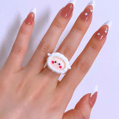 Cartoon animal bear sheep elephant transparent humor rings