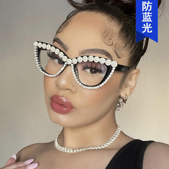Popular diamond cat eye shape sunglasses