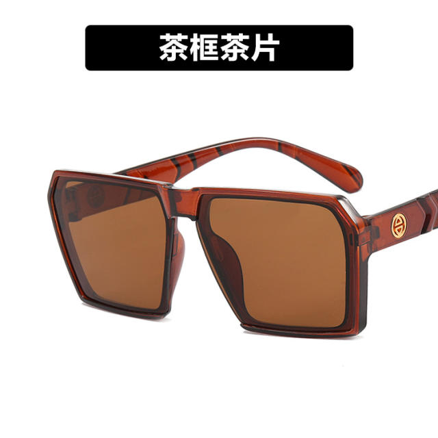INS large square frame women sunglasses