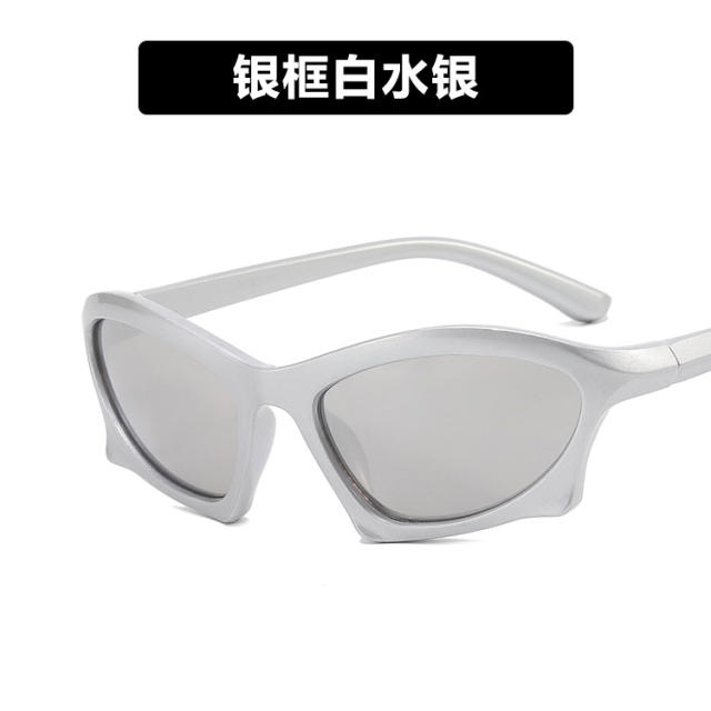 Irregular shaped frame unix sunglasses